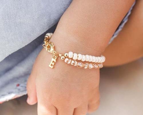 Initial Baby Bracelet - Jewelry for Kids