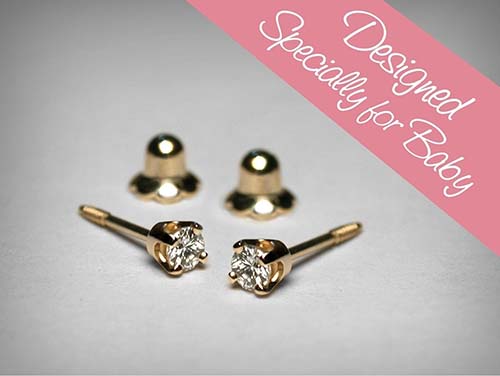 Diamond Earrings - Jewelry for Kids