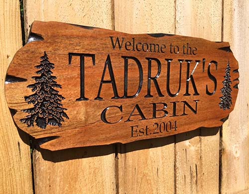 Custom Carved Sign