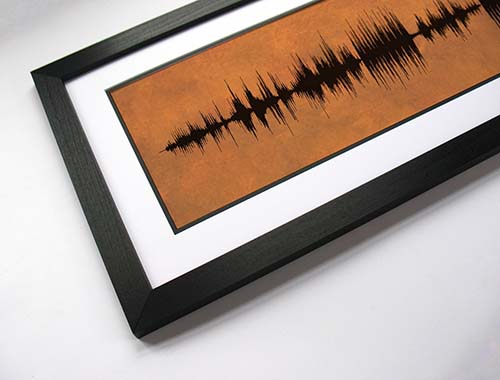 Favorite Song Framed Soundwave