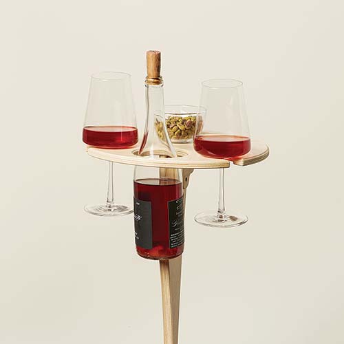 Outdoor Wine Table - 17th Anniversary Gifts