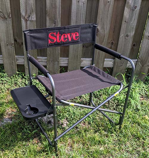 Personalized Outdoor Chairs - 17th Anniversary Gifts