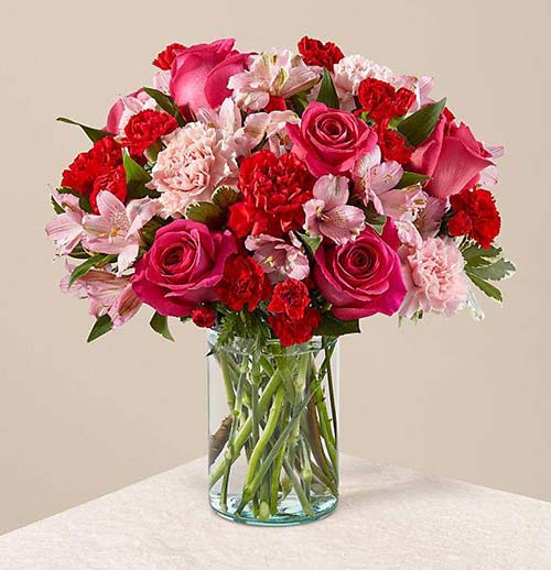 Red Carnations - 17th Anniversary Gifts
