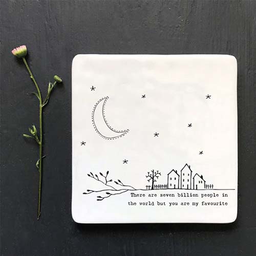 Square Drink Coaster - 18th Anniversary Gifts