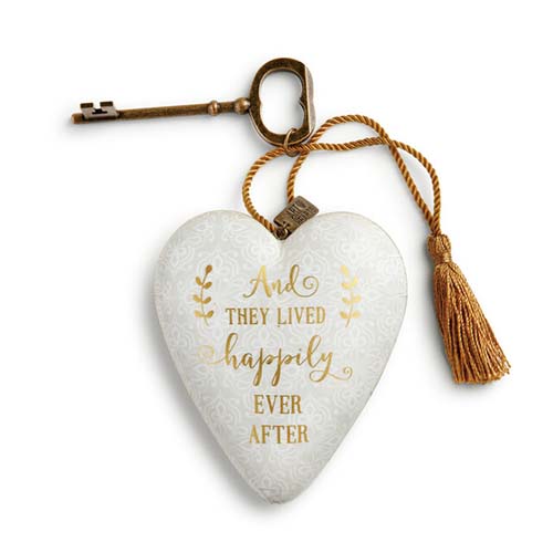 Happily Ever After Art Heart - 19th Anniversary Gifts