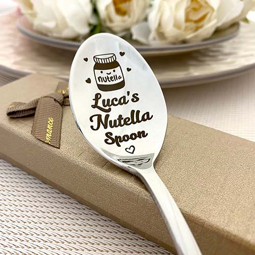 Personalized Nutella Spoon - Cute Gifts for Girlfriends