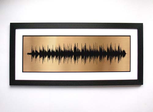 Personal Song Soundwave Wall Art - Cute Gifts for Girlfriends