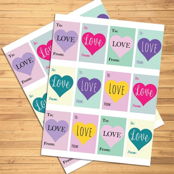 "LOVE" Valentine's Cards