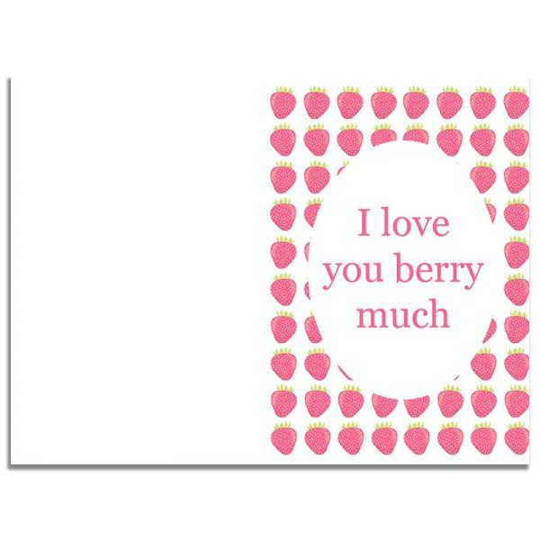 I Love You Berry Much - Mother's Day Card