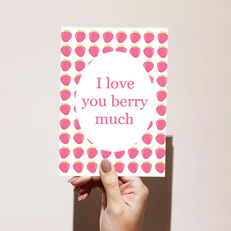 Mother's Day Cards - I Love You Berry Much - Main Photo