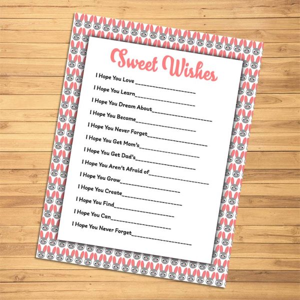 Baby Girl Shower Games - Sweet Wishes