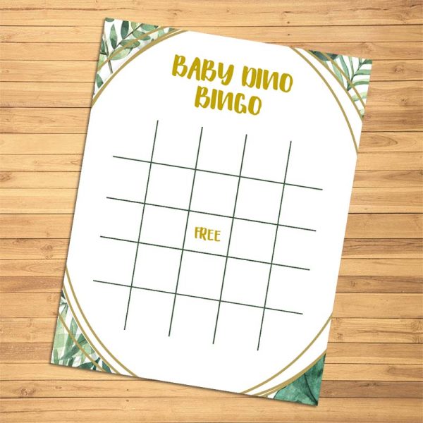 Baby Dino Bingo Play Sheet