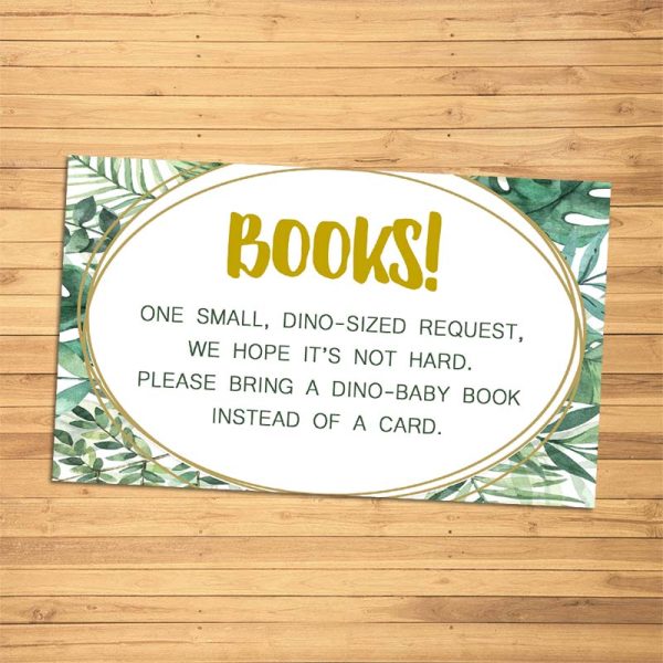 Book Request Card for Baby Showers