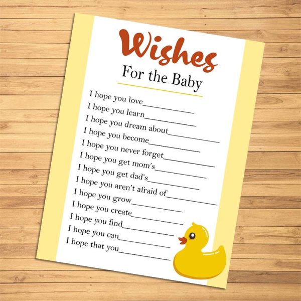 Baby Shower Games - Wishes for Baby