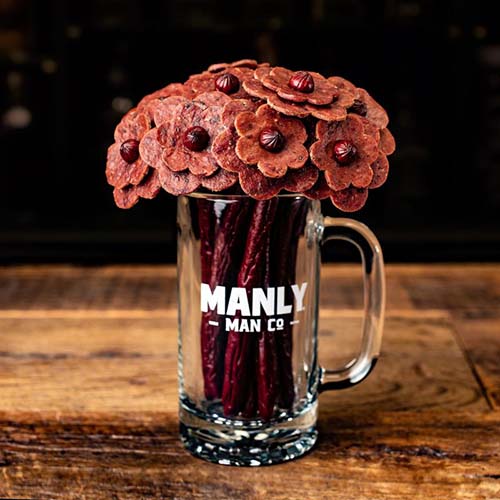 Beef Jerky Flower Bouquet