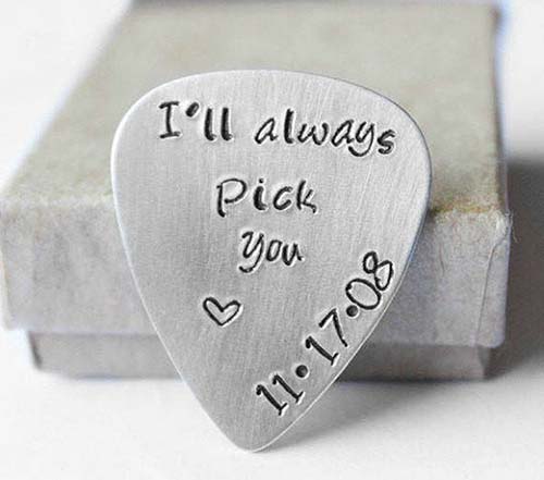 I Will Always Pick You - Engraved Guitar Pick