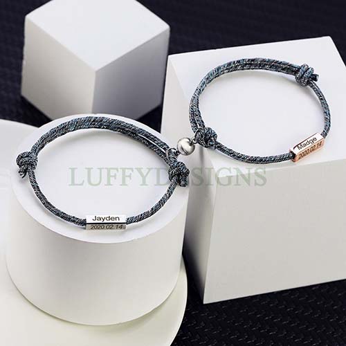 Engraved Magnetic Bracelet