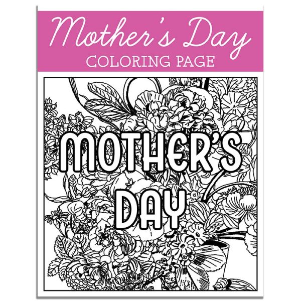 Mother's Day Coloring Page Number 1