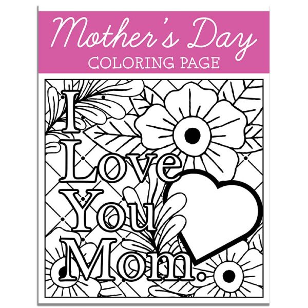 Mother's Day Coloring Page Number 2
