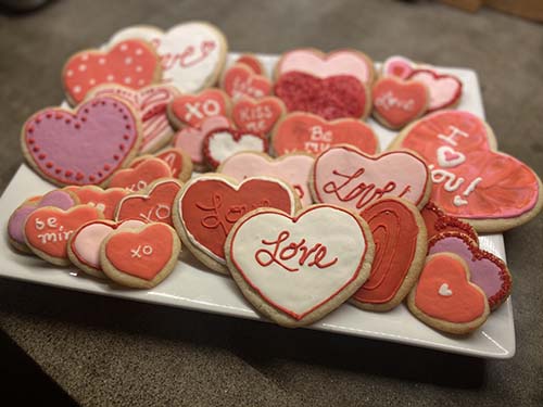 Decorate Conversation Cookies - Valentine’s Day Party Ideas
