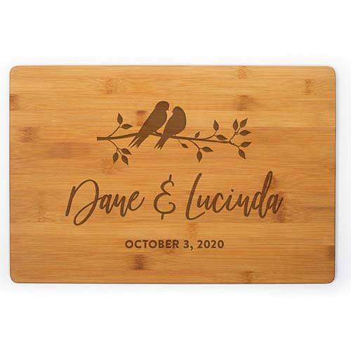 Love Birds Cutting Board - Valentine’s Day Gifts