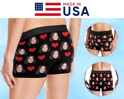 Personalized Boxers - Valentine’s Day Gifts