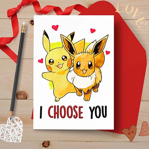 Valentine's Day Cards - I Choose You