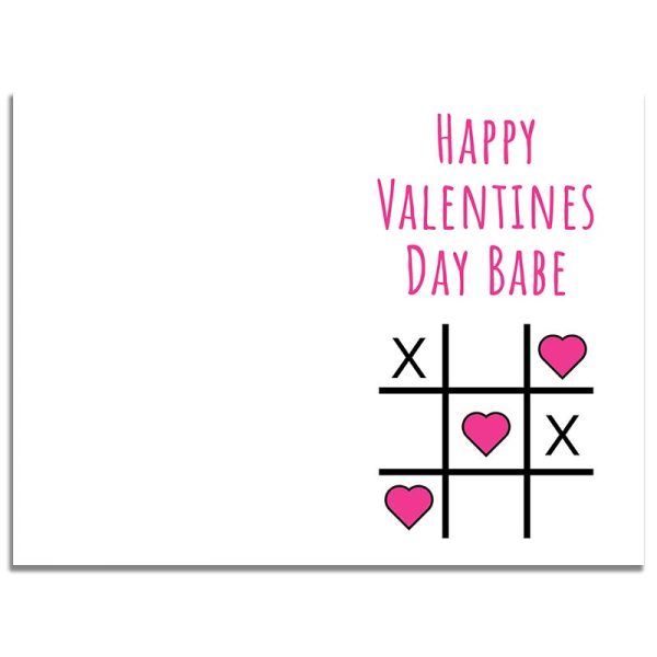 (Front Pages) Winning the Game - Printable Silly Valentine's Day Cards