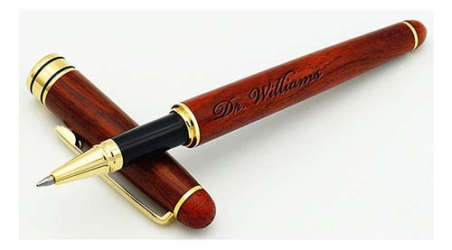 Personalized Rosewood Pen - 15 Inexpensive Gifts