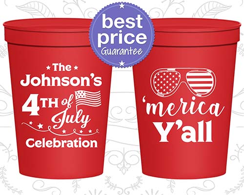 'Merica Cups - 4th of July Must Haves