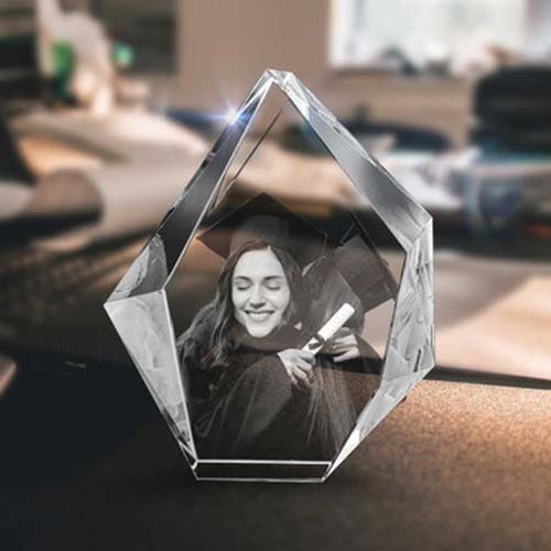 3D Crystal Portrait - Gifts for Friends