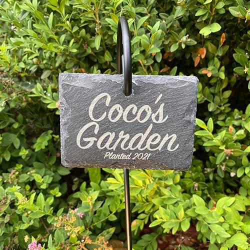 Engraved Garden Stake Sign - Gifts for Friends