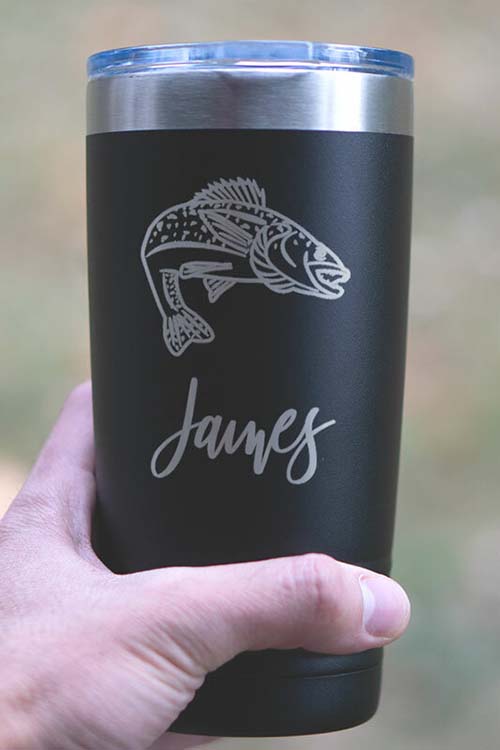 Engraved Fishing Tumbler - Gifts for Friends
