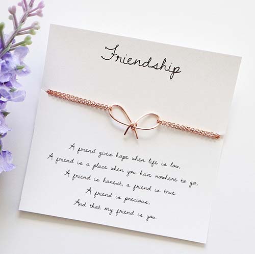 Knot Friendship Bracelet - Rose Gold