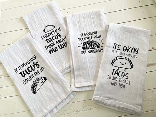 Taco Lover Tea Towels - Gifts for Friends