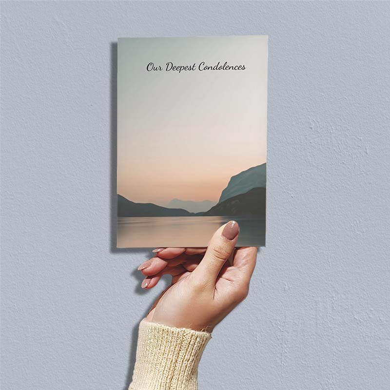 Product Image - "Our Deepest Condolences" Sympathy Card