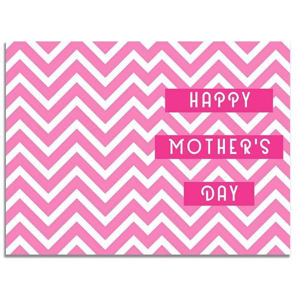 Mother's Day Cards-Chevron Design