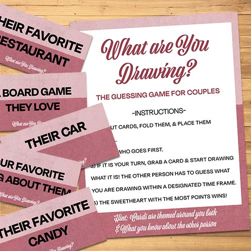 What Are You Drawing Couple's Game
