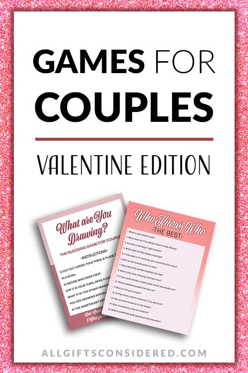 Valentine's Games for Couples - Pin It Image