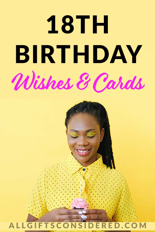 18th Birthday Wishes - Pin It Image
