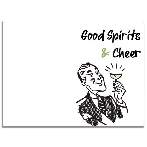 Good Spirits & Cheer - 21st Birthday Card