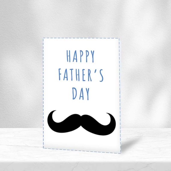 Father's Day Card "Moustache & Coupons"
