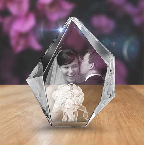 3D Crystal Portrait