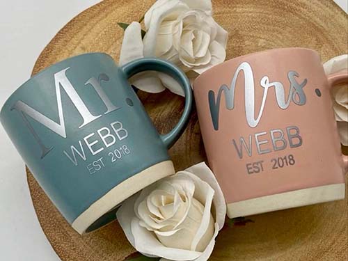 Mr. & Mrs. Mugs - Wedding Gifts for No Registry