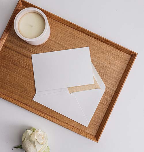 Write Them a Letter - Wedding Gifts for No Registry