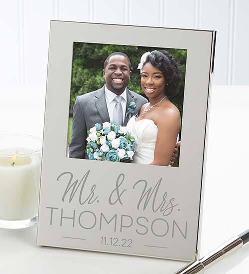 Personalized Silver Picture Frame