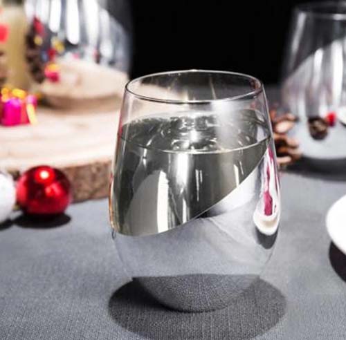 Silver Plated Wine Glasses - 23rd Anniversary Gifts