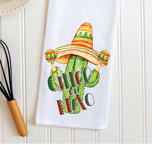 Cactus Cinco de Mayo Fiesta Towels