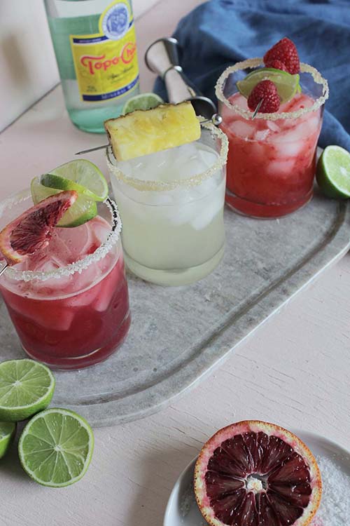 At Home Margarita Flight - Cinco de Mayo Party Ideas