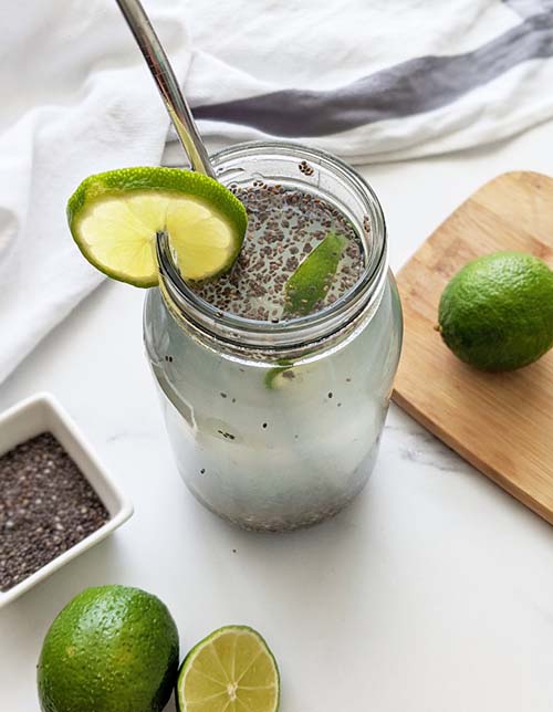 Chia Lime Aqua Fresca - Cinco de Mayo Party Ideas